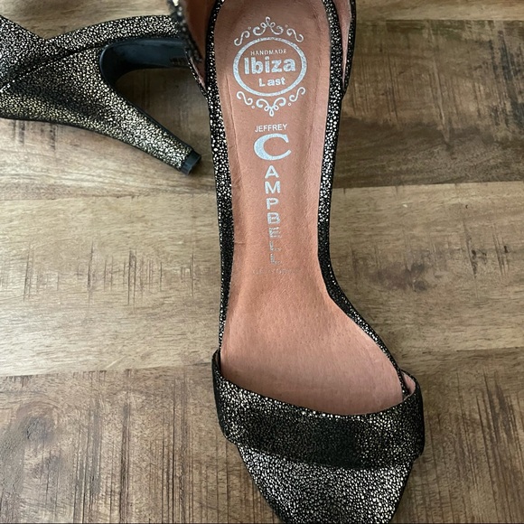 Jeffrey Campbell Metallic Stiletto Heels - Picture 4 of 5